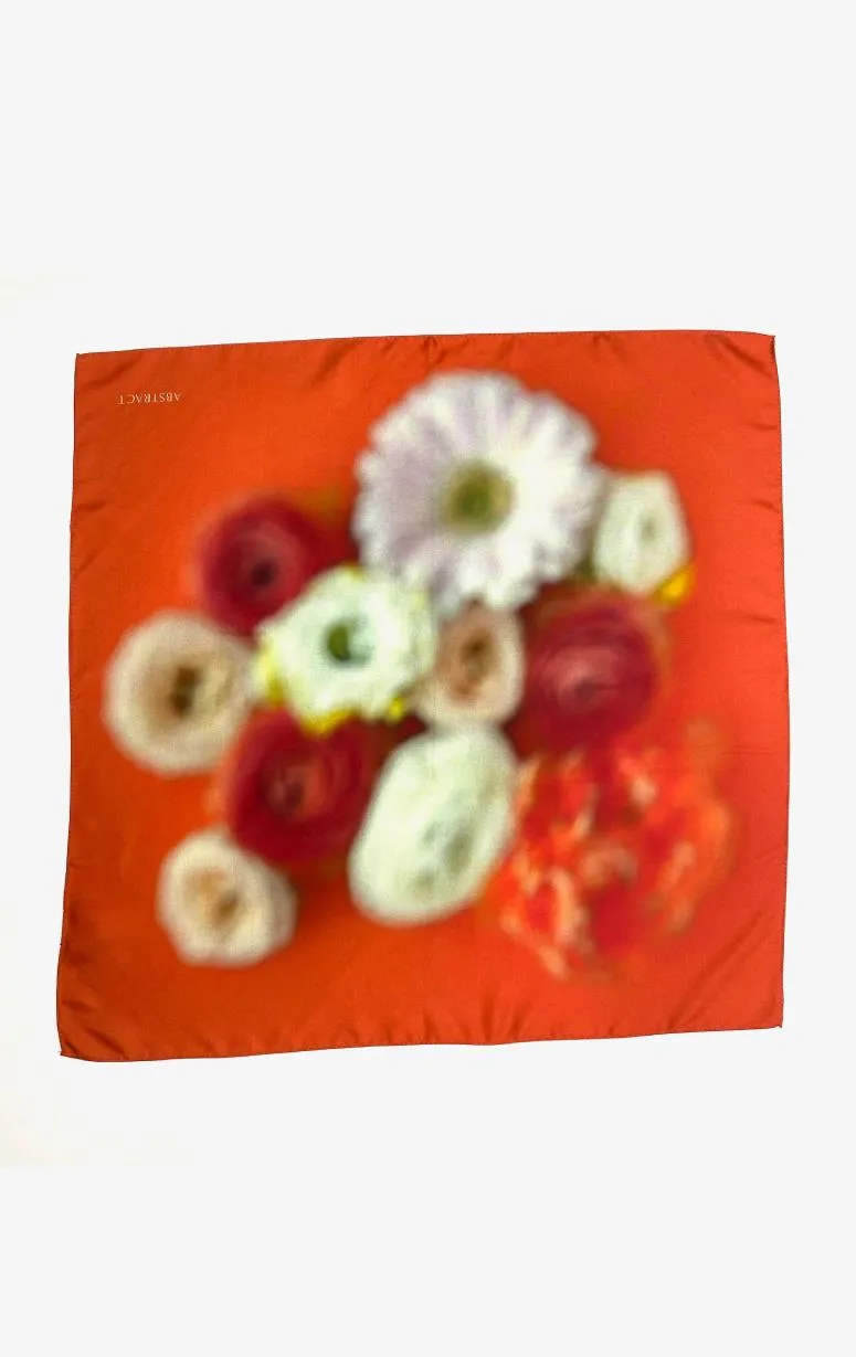 Abstract- Silk Bandana