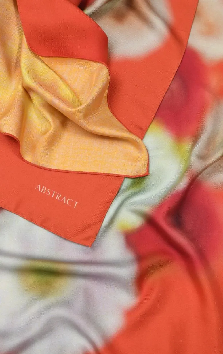 Abstract- Silk Bandana