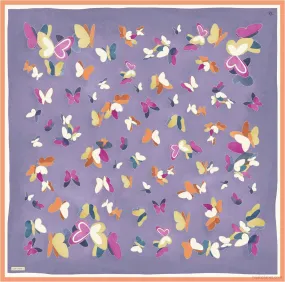 Armine Butterfly Print Silk Scarf #31