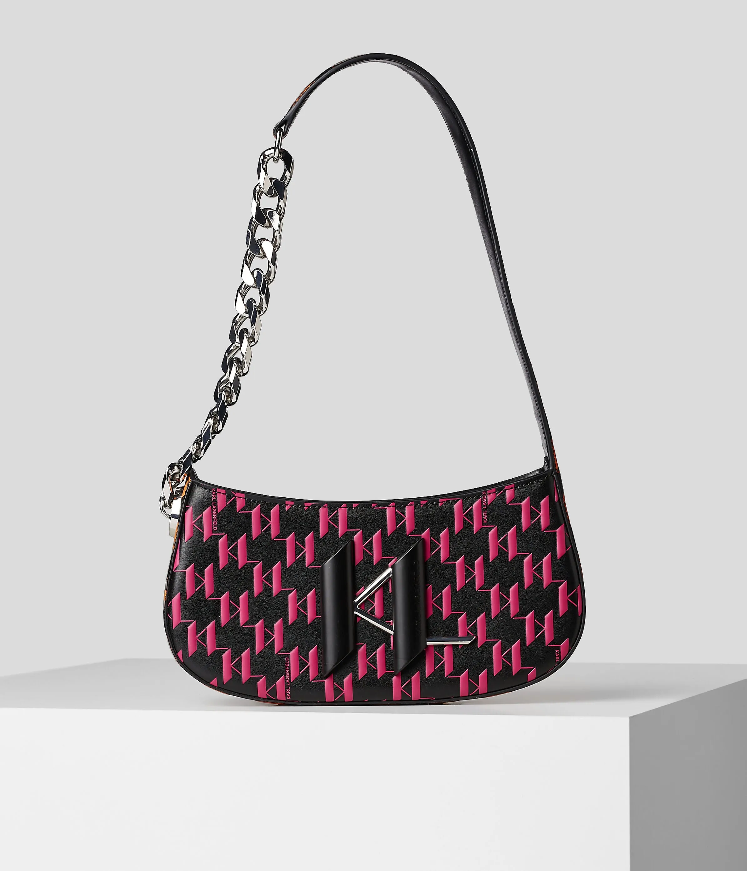 K/SADDLE MULTICOLOURED MONOGRAM SHOULDER BAG