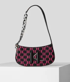K/SADDLE MULTICOLOURED MONOGRAM SHOULDER BAG