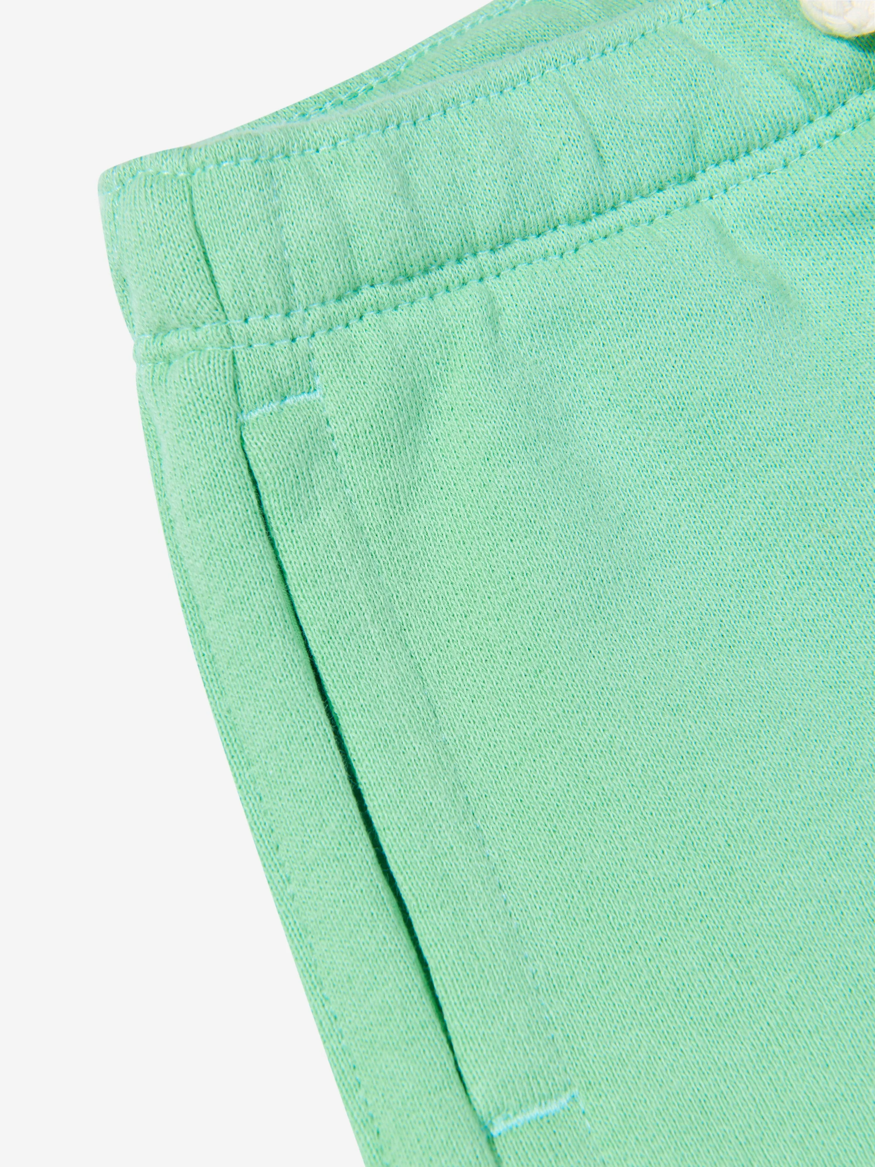 Ralph Lauren Girls Prepster Logo Shorts in Green