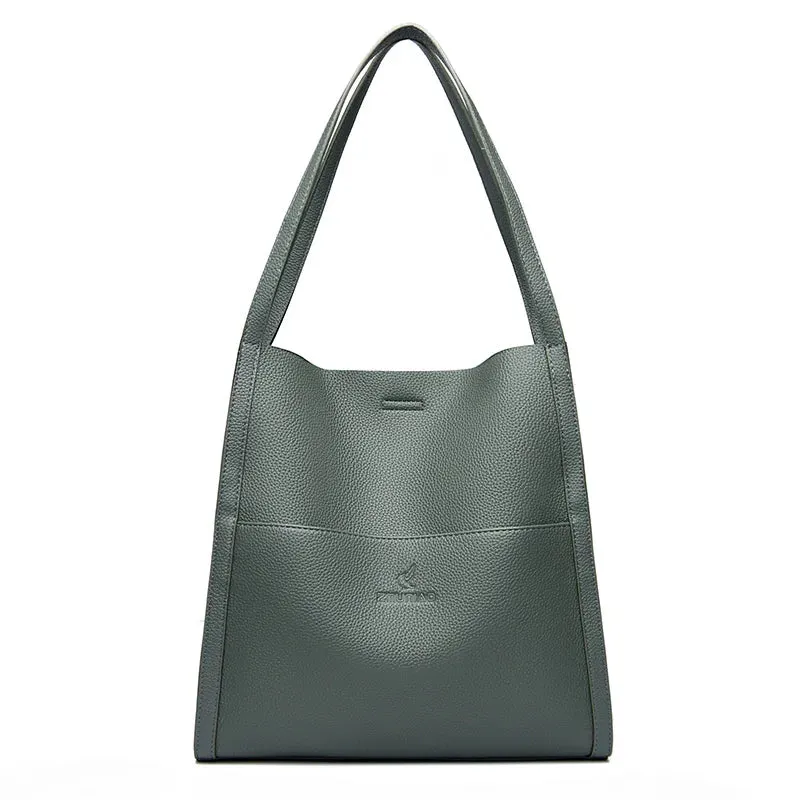 Soft PU Leather Tote Handbag
