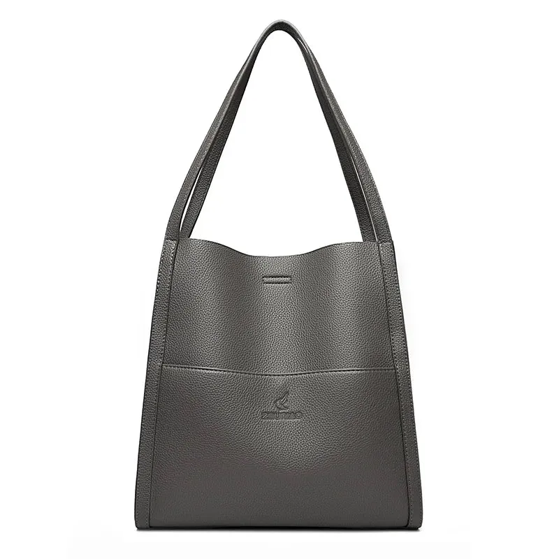 Soft PU Leather Tote Handbag