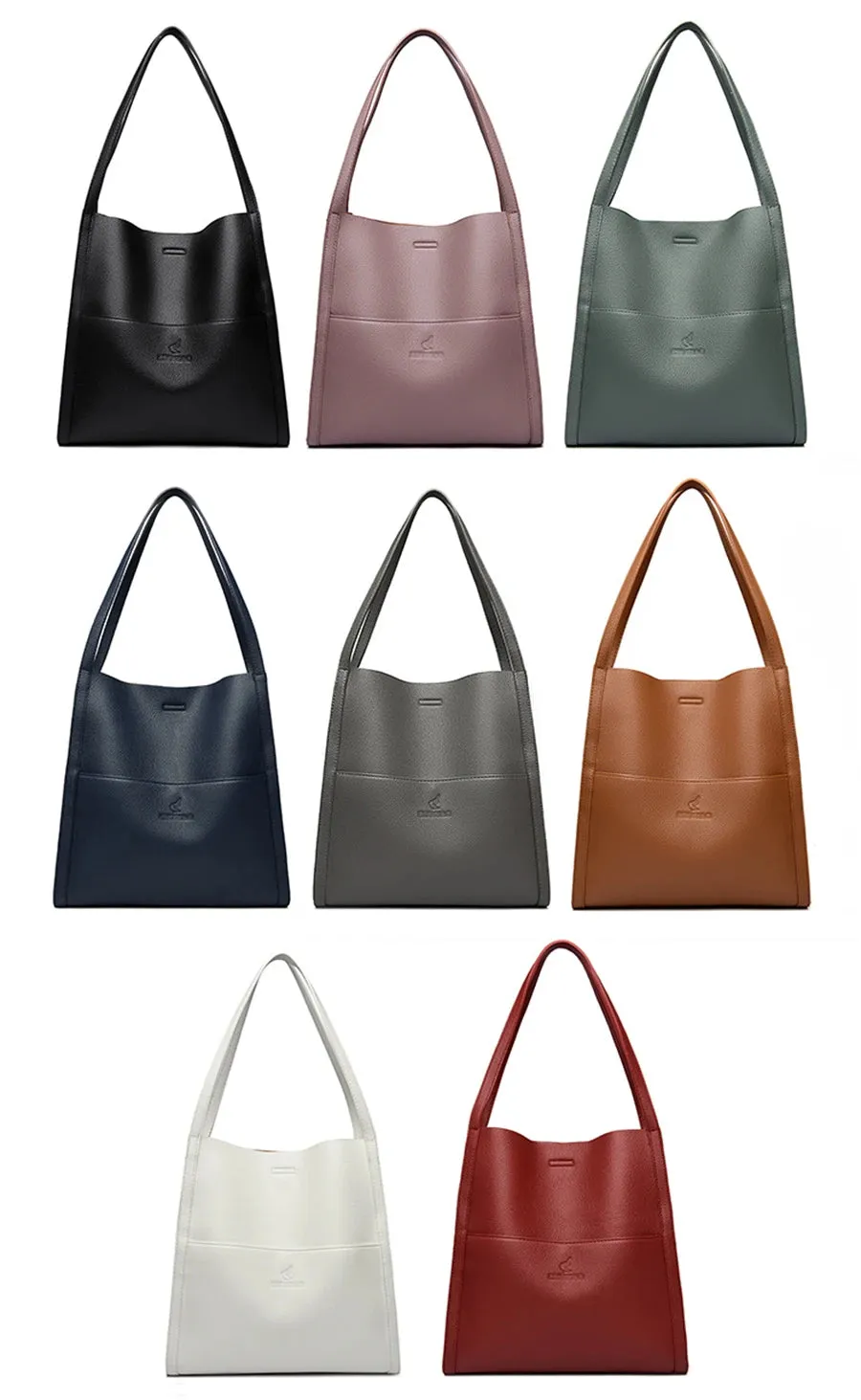 Soft PU Leather Tote Handbag